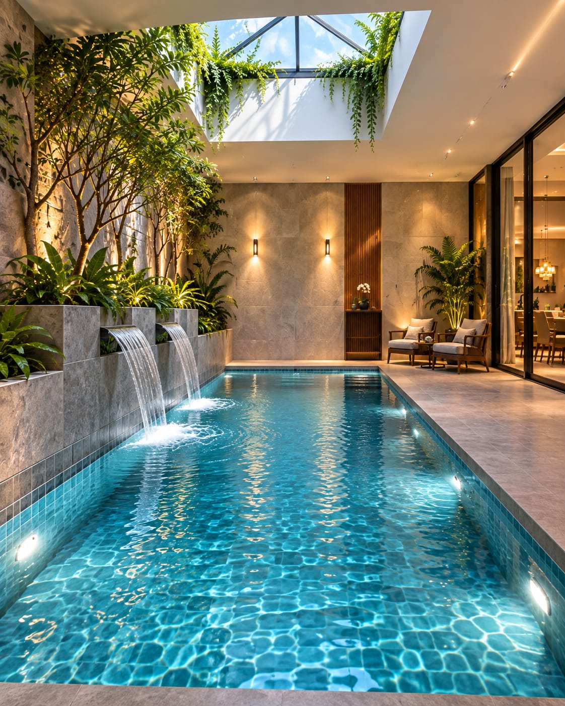 Kolam Renang Indoor Minimalis