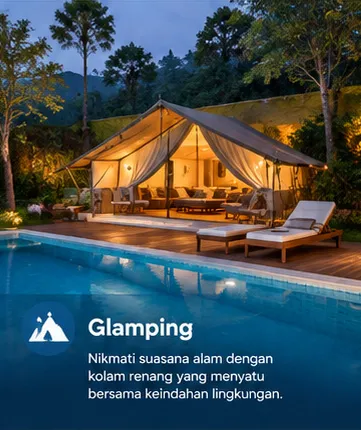 Kolam Renang Glamping Di Bandung